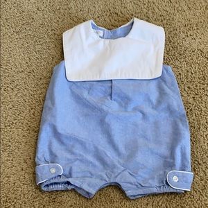 Boys smocked romper